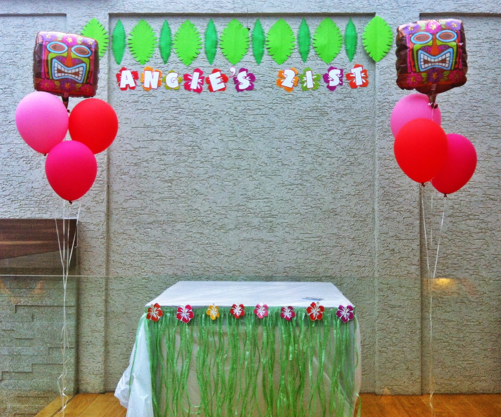 onethreeonetwo diy 21st birthday