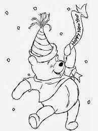 Pooh Bear Christmas Coloring Pages 2
