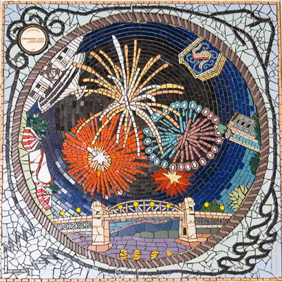 Vancouver Underfoot Includes Mosaic Art Tiles