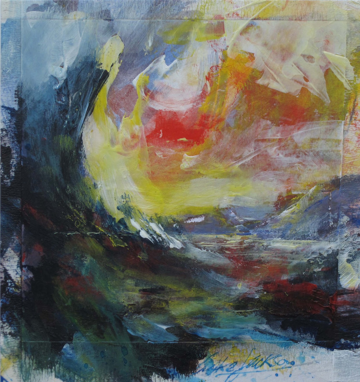 mike jackson, artist New paintings for Dorset Art Weeks