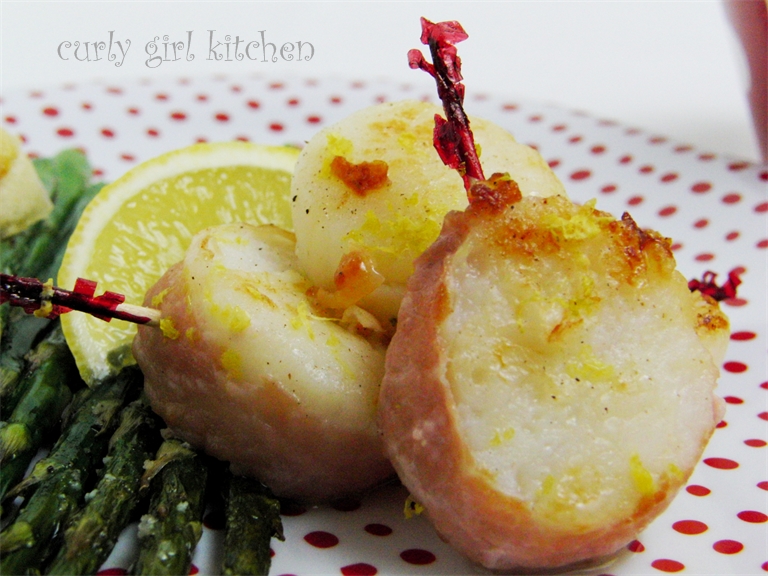 Curly Girl Kitchen Shrimp and Crab Bisque and ProsciuttoWrapped Scallops