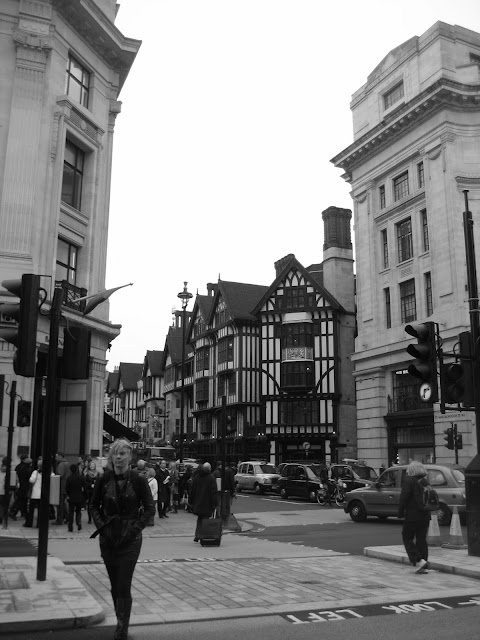 Street scene in Oxford Circus. Street scene in Oxford Circus.
