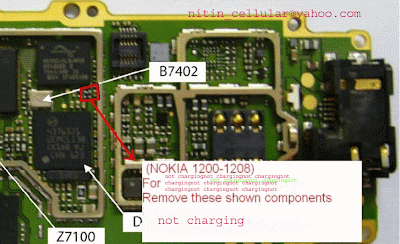 Nokia 1208,1200 Not Charging Way Solution