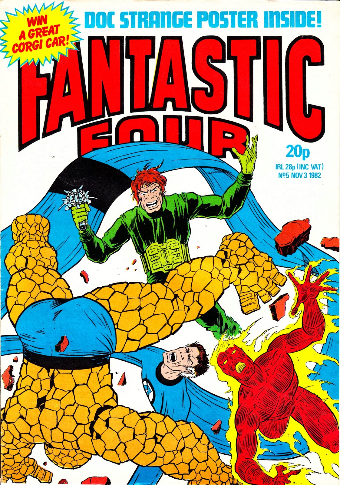 STARLOGGED GEEK MEDIA AGAIN 1982 FANTASTIC FOUR NOVEMBER COVER