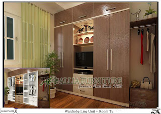Lemari baju minimalis modern tv Line Lemari baju minimalis modern tv Line