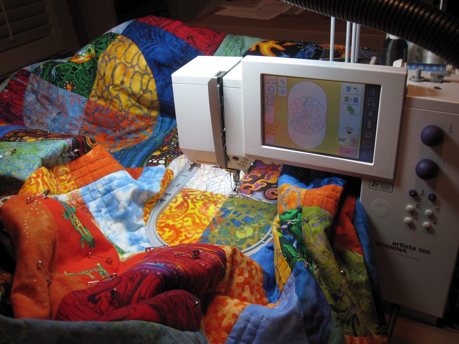 Cheeky Cognoscenti "In the Hoop" Quilting with the Embroidery Module