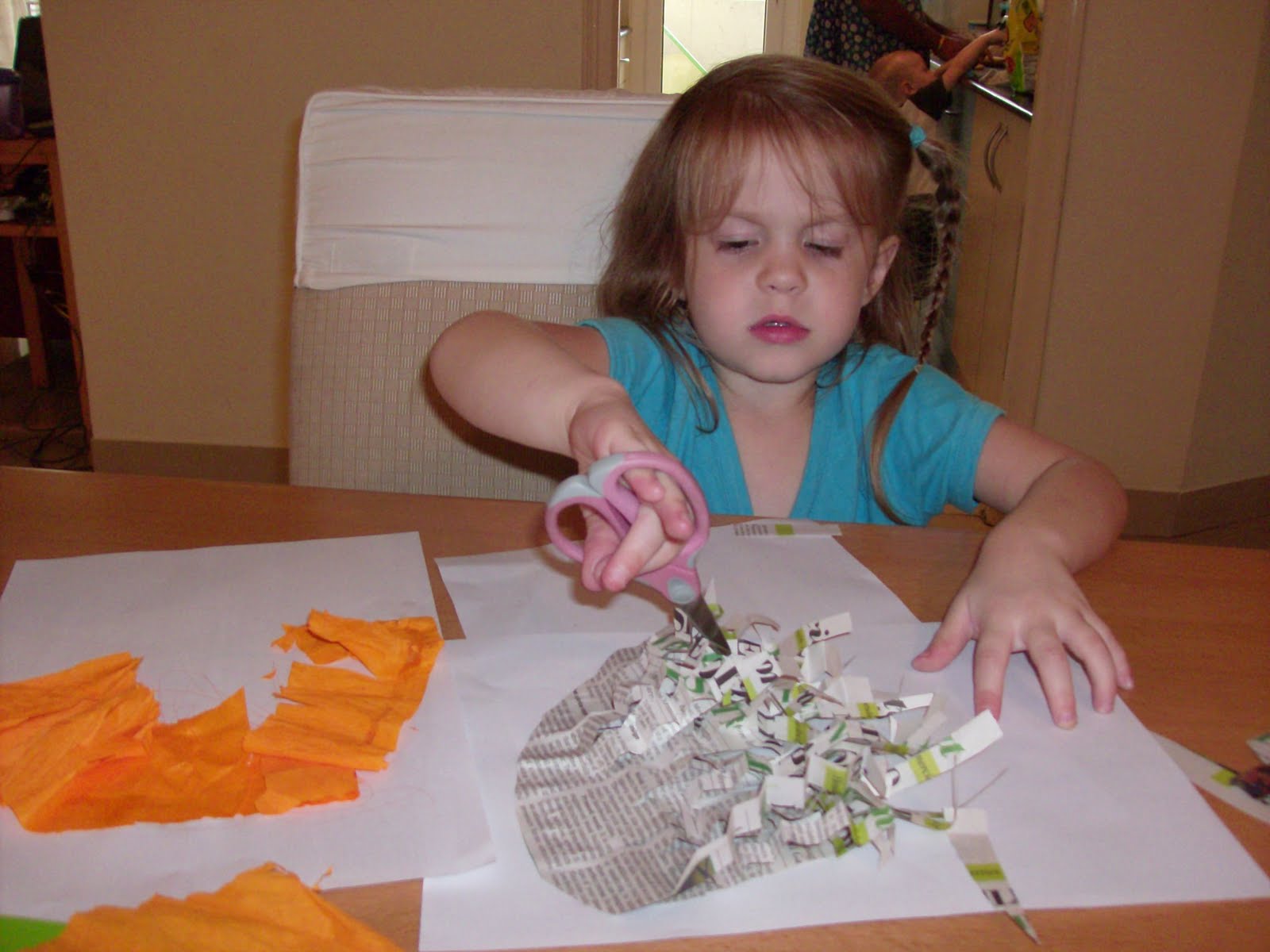 Chadwicks' Picture Place Haircut Craft (Scissor Practice)