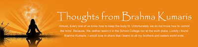 Thoughts from Brahma Kumaris