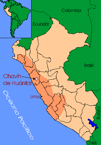 DIBUJO DE LA CULTURA CHAVIN dibujo de la cultura chavin: