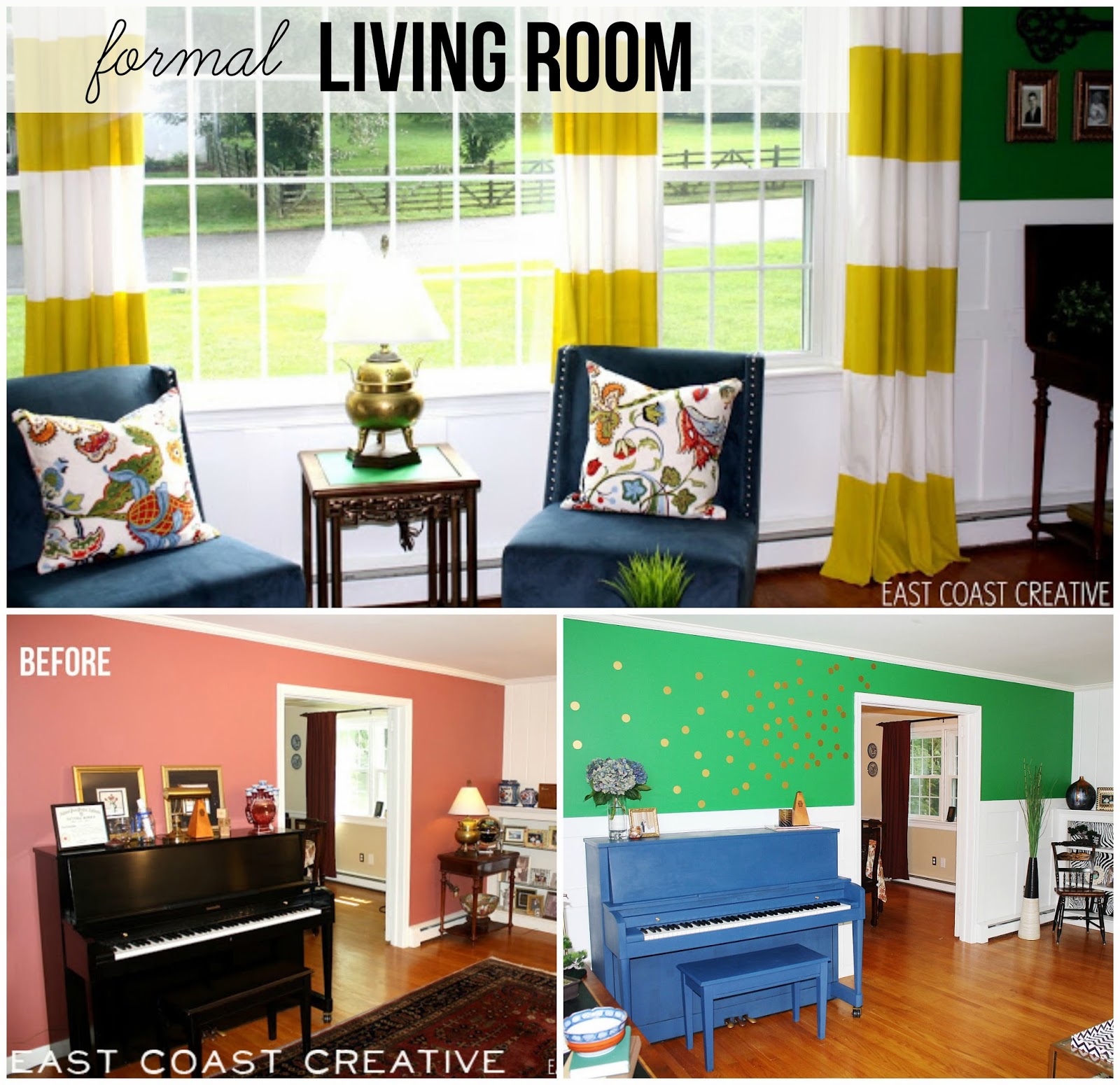 An Easy Way to Add a Pop of Color to Your Walls!