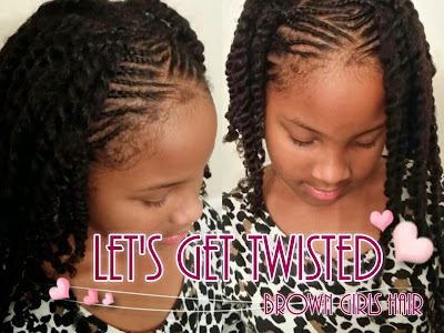 Brown Girls Hair Twist Out, Cornrows, Braids, hairstyles for girls, natural hair care, women