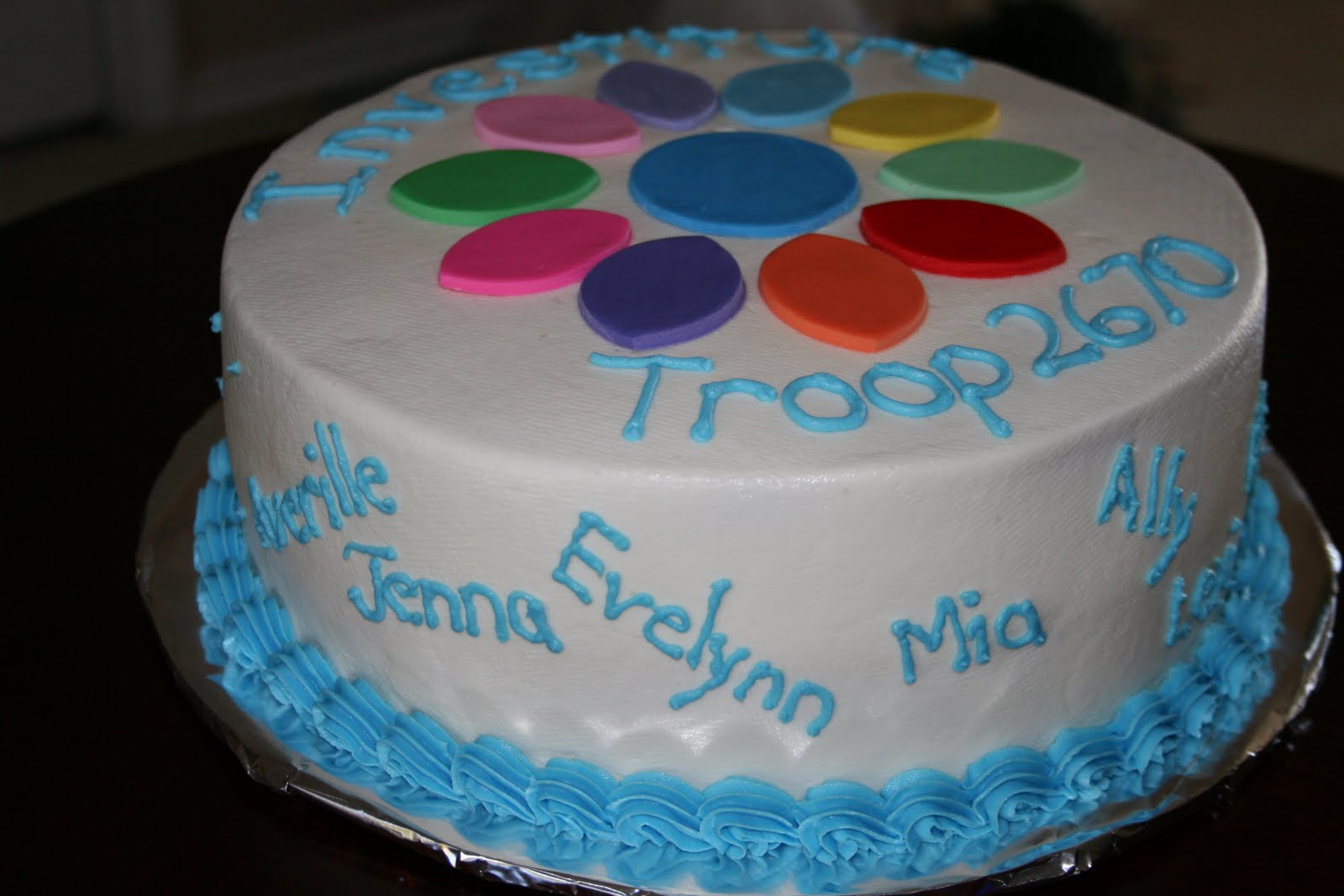 Rachel s Creative Cakes: Daisy Girl Scout Investiture Cake