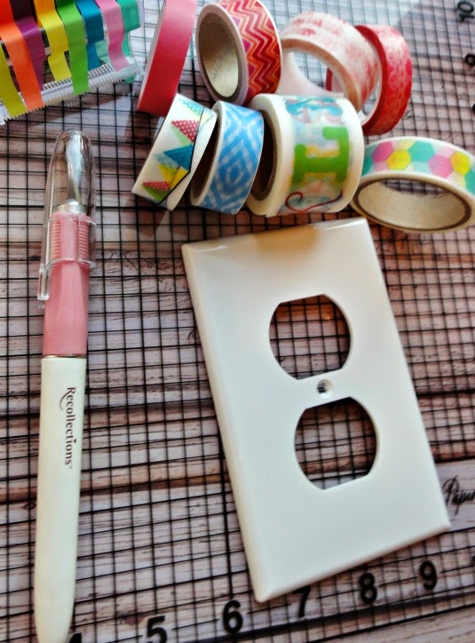 The Cookie Puzzle Washi Tape Outlet Cover MakeOver