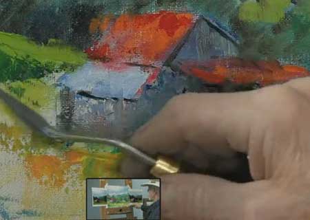 How to Use a Palette Knife in Oil Painting