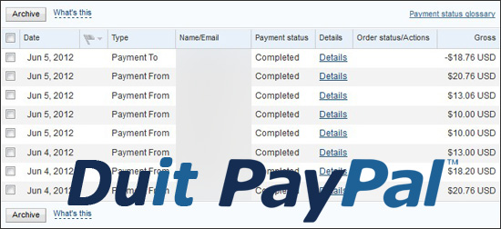 Duit Online PayPal