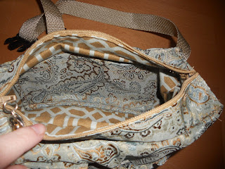 interior of bag