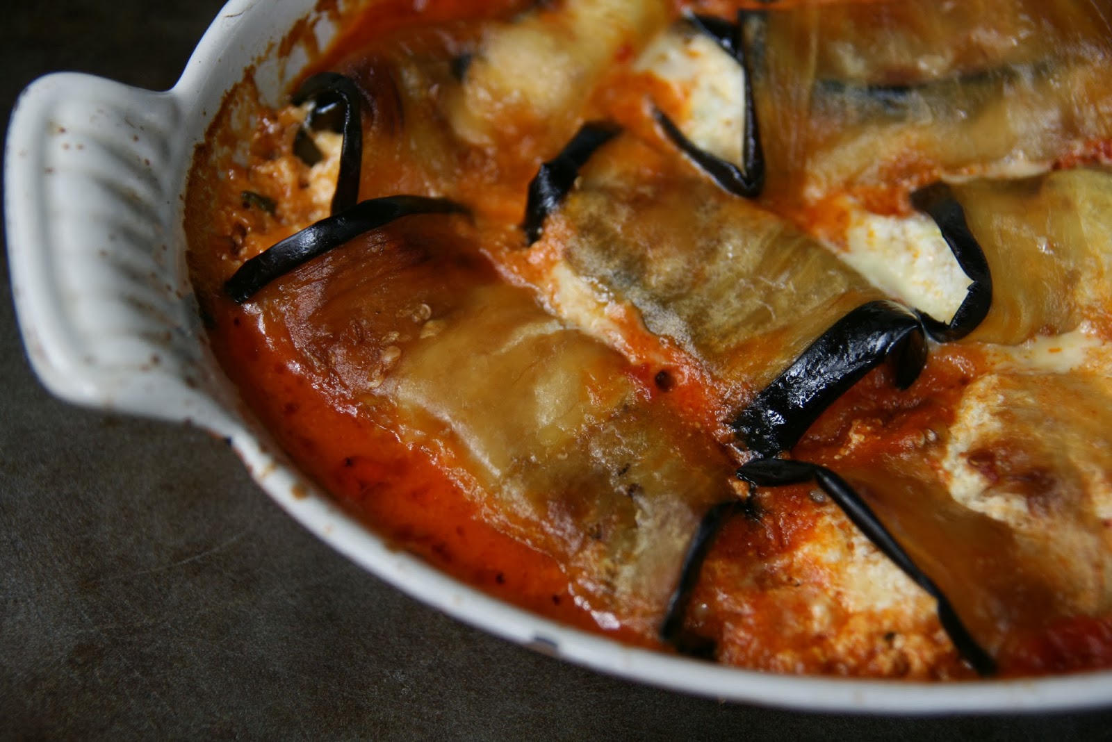 Eggplant Involtini Recipe mostly foodstuffs