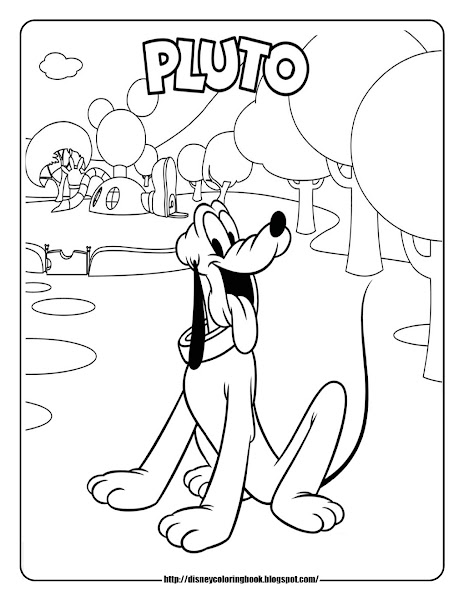 Mickey Mouse Clubhouse Coloring Pages