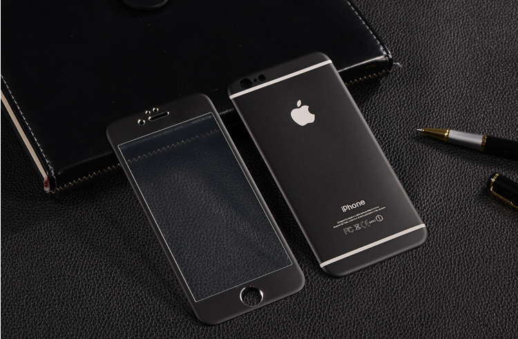 Kính Cường Lực Nhôm Full Đổi Màu Máy iPhone 6Plus 2Mặt 