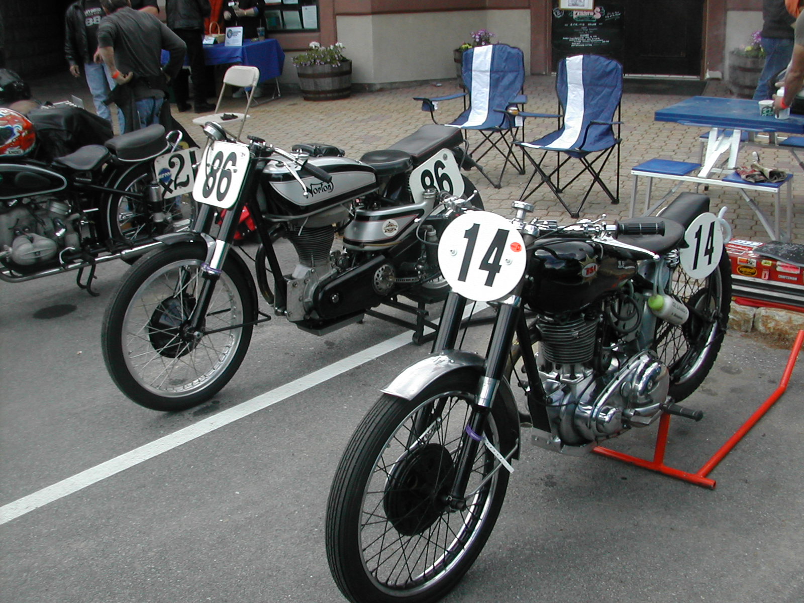 My Classic Motorcycle Classic Racing in Downtown Laconia, New Hampshire