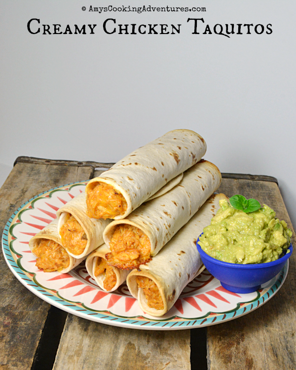 Creamy Chicken Taquitos {Recipe Update}