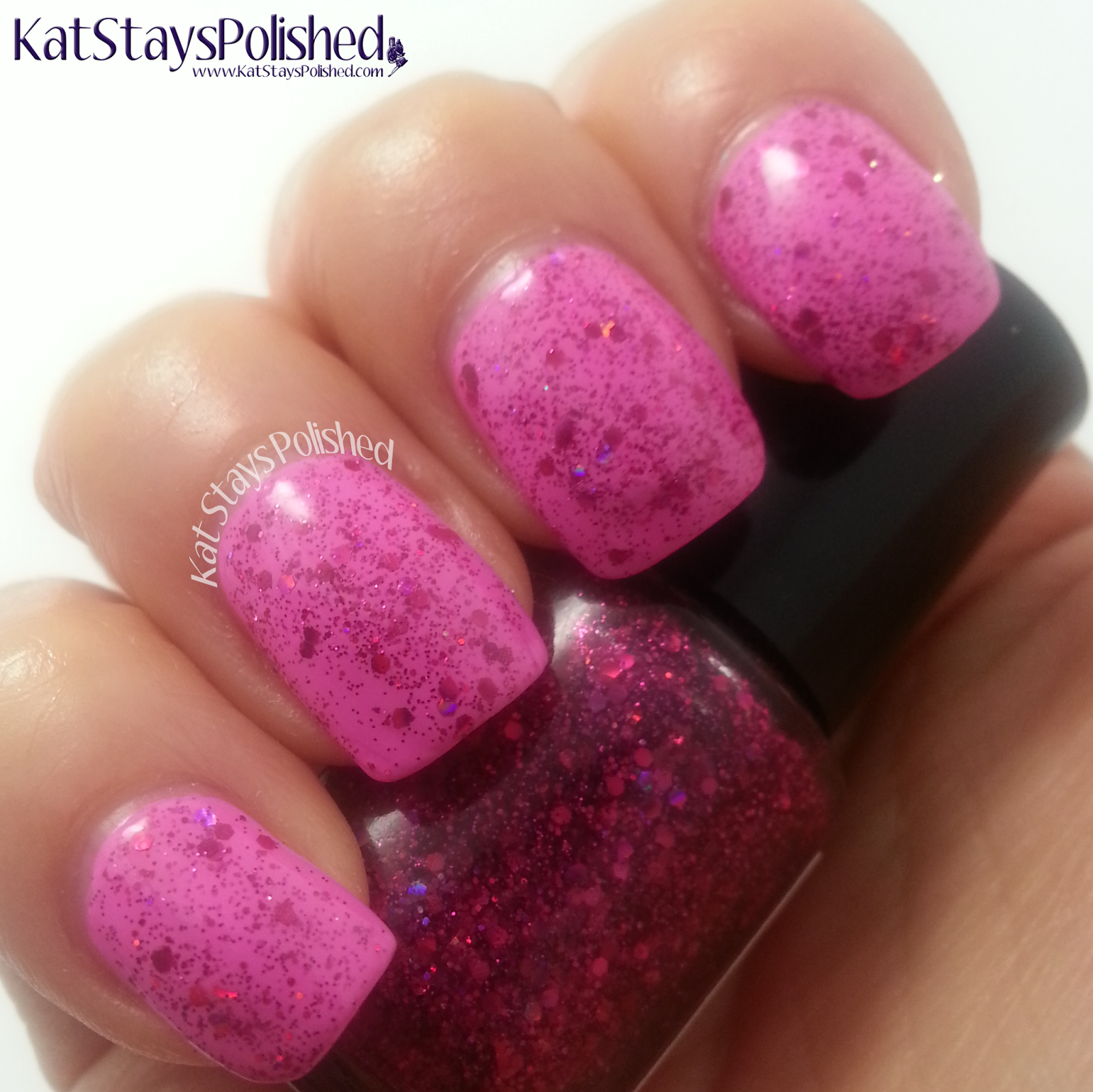 Glitterfied Nails - Majestic Magenta | Kat Stays Polished