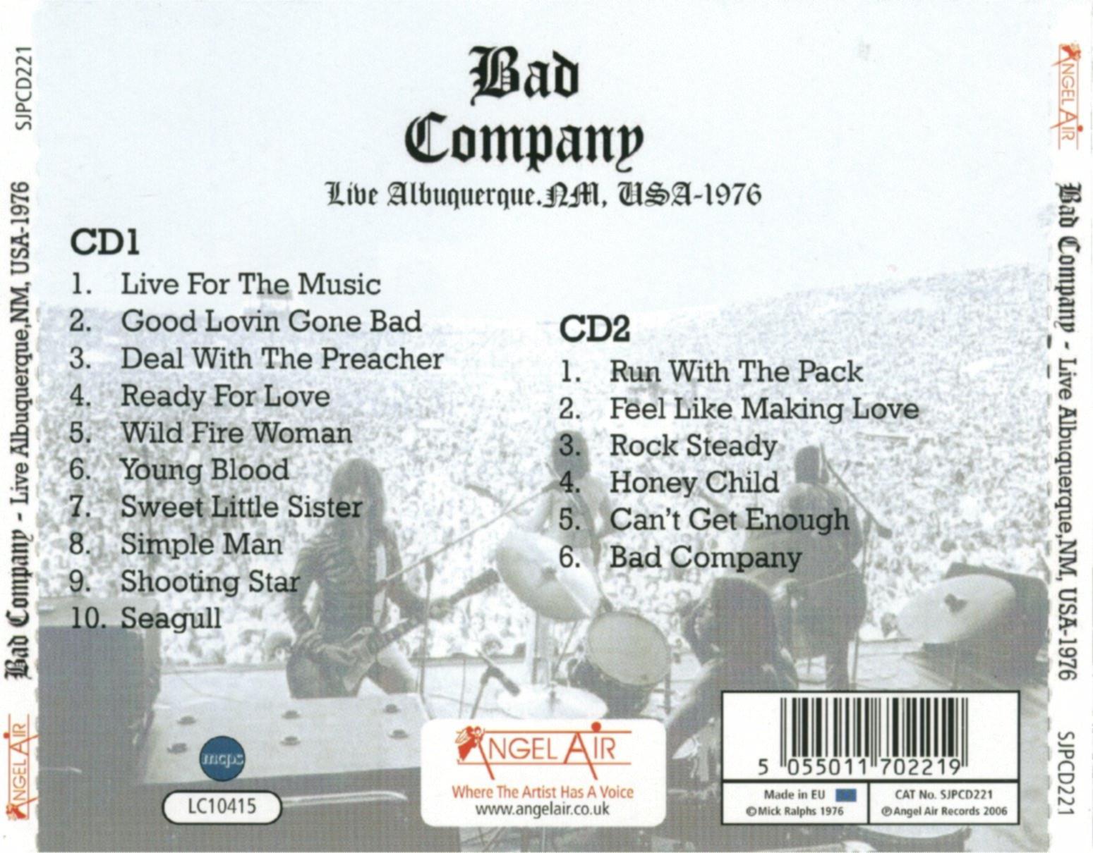 Bad Company - Ready For Love, Live Mp4