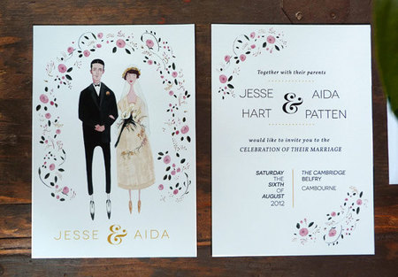 Contoh desain undangan pernikahan