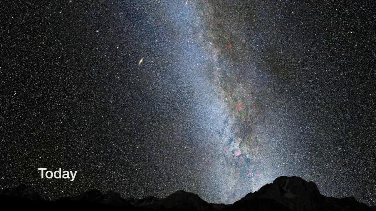 Video NASA's Hubble Shows Milky Way is Destined for Headon Collision