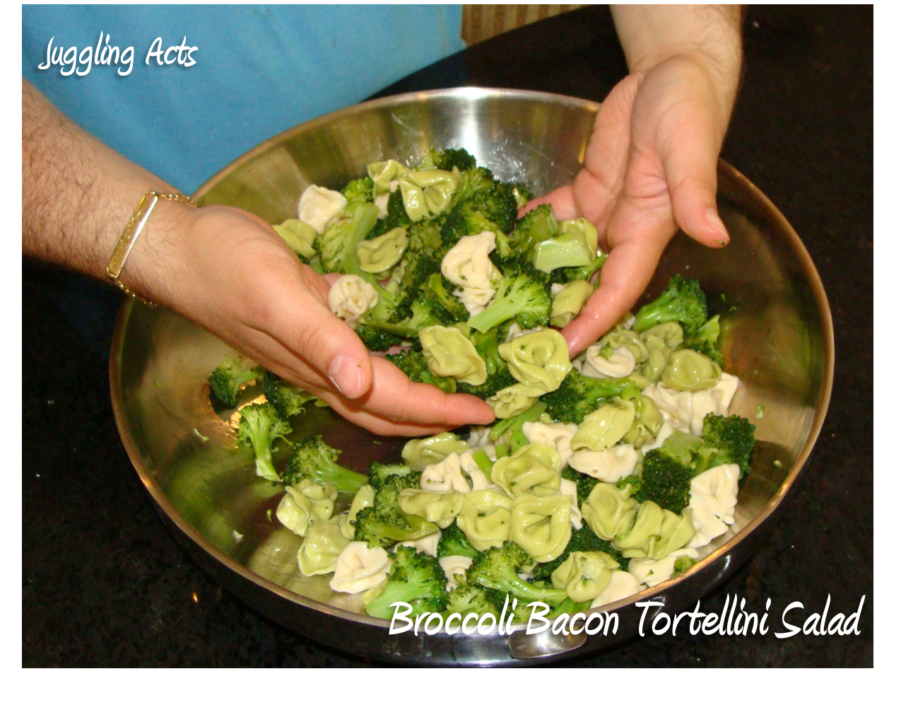 Broccoli Bacon Tortellini Salad Juggling Act Mama