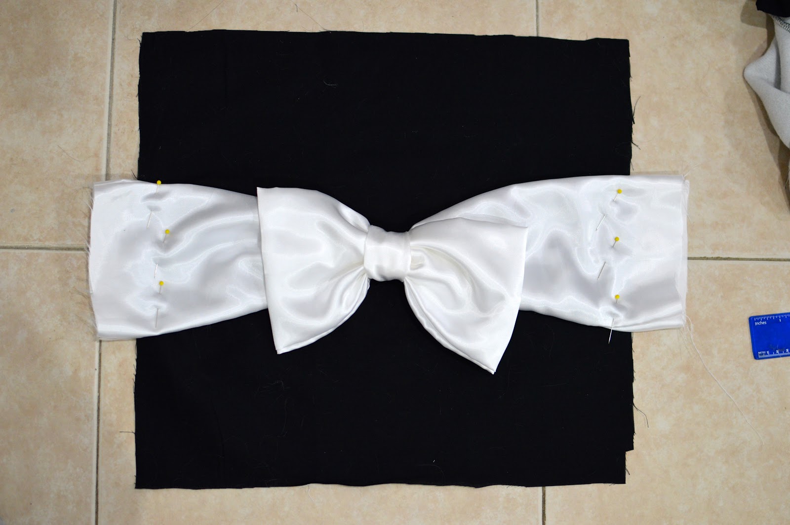 DIY Bow Pillow Brush Etiquette