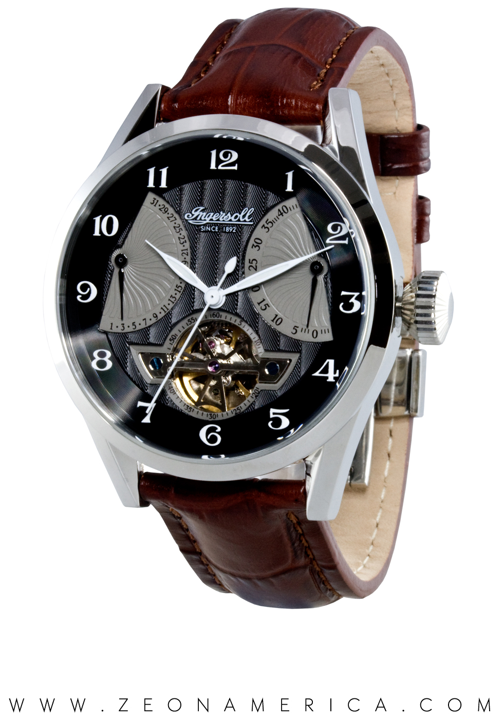 Zeon America Watch Brands Ingersoll Stetson IN6901BK