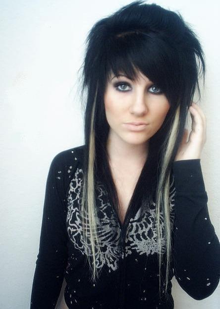 rock girl hairstyles. emo hairstyles for girls. ampd