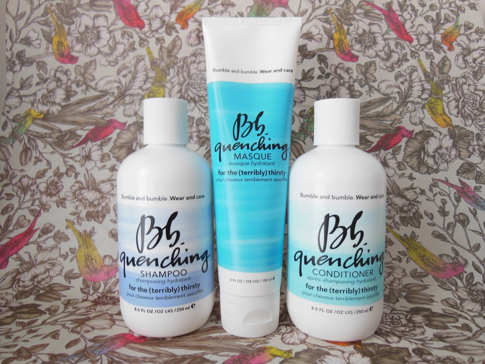 Bumble and Bumble Quenching hair care range