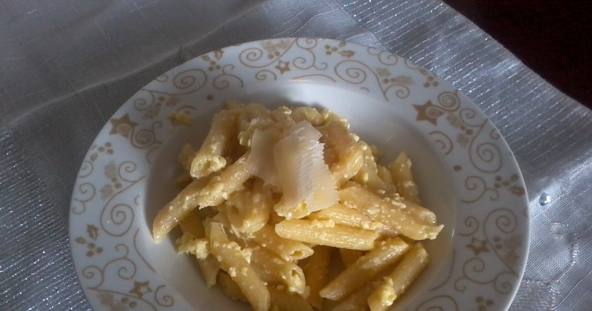 L'angolo per Greta: PASTA, UOVA E PARMIGIANO
