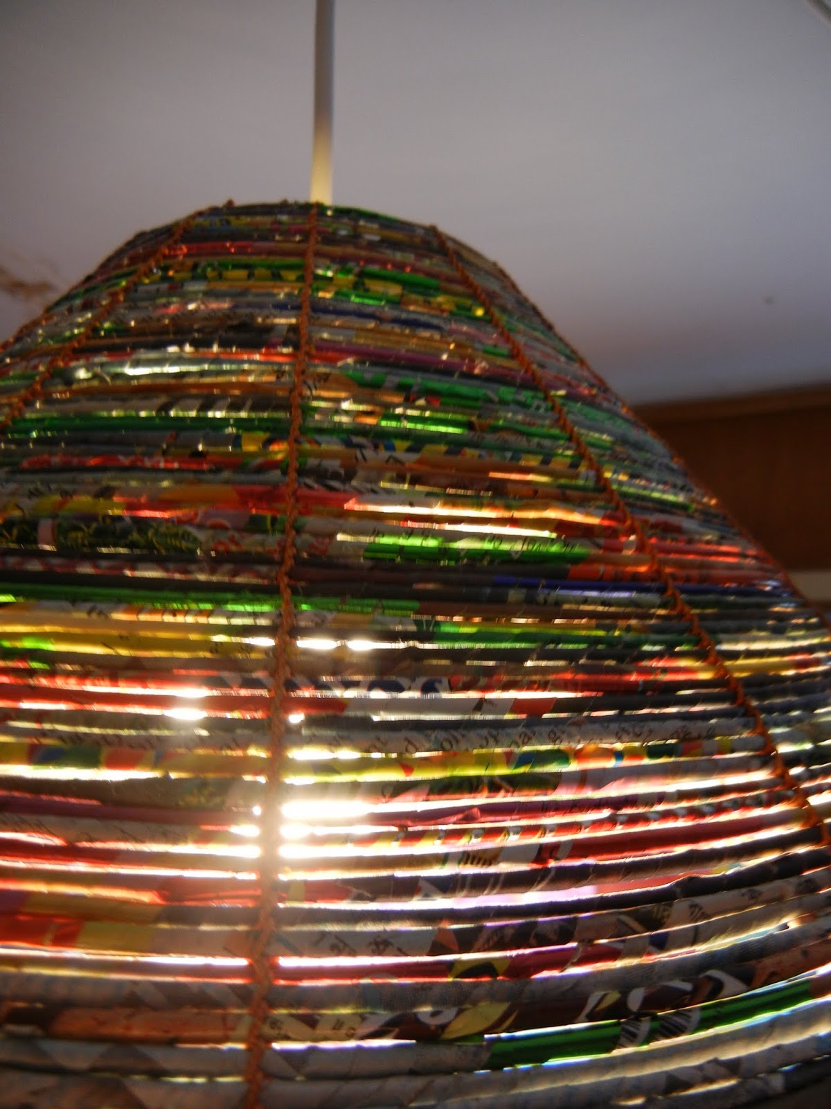 Crooked River Couture Quick post Recycled Lamp Shade
