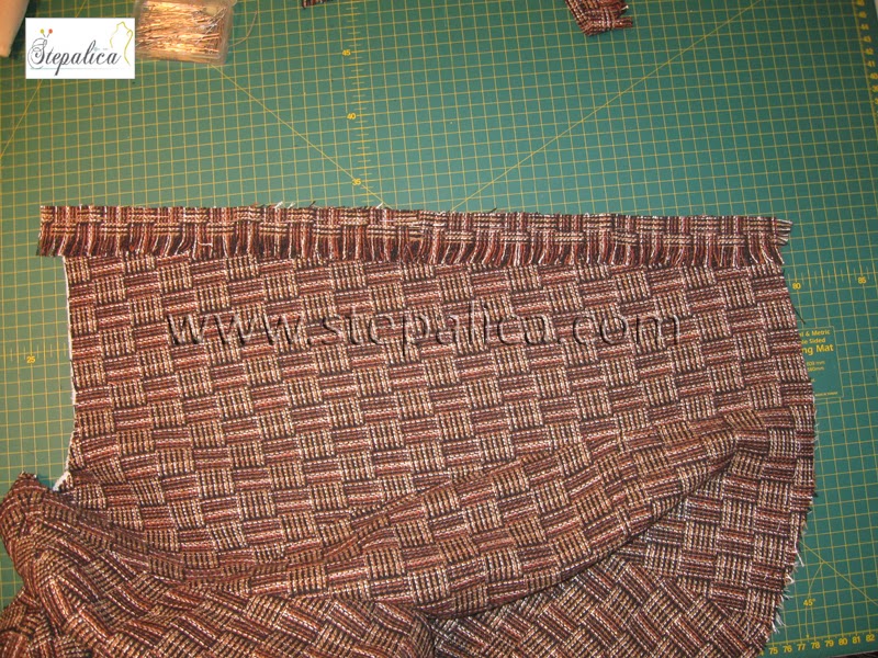 Štepalica How to make a fringe trim with fabric remnants