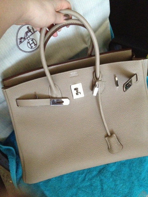hermes birkin tan - Purse Princess: Replica Taupe Hermes Birkin 35cm Clemence from ...