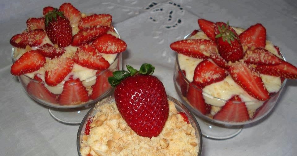 RECETA GATIMI Krem me luleshtrydhe