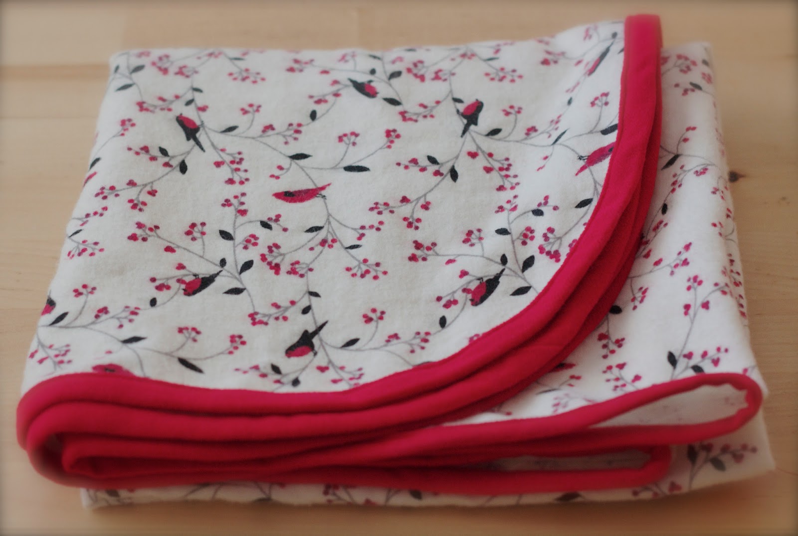 Distractions Project of the Moment Fleece Bias Tape Baby Blankets