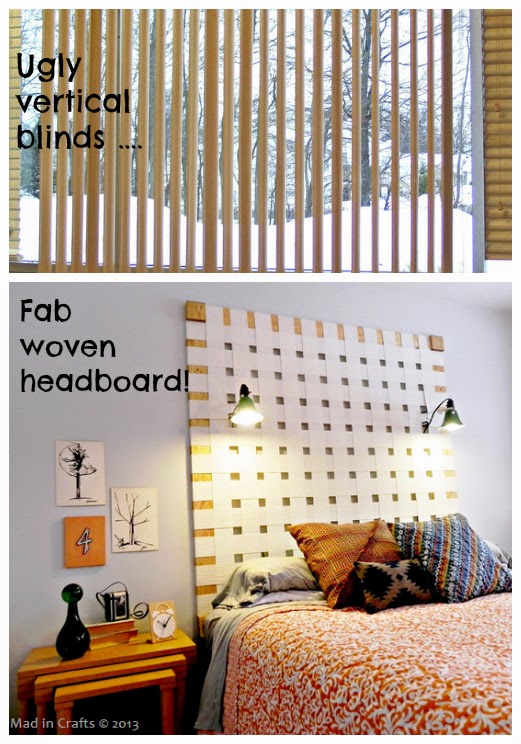 Repurpose Don't trash the miniblinds! the ReFab Diaries