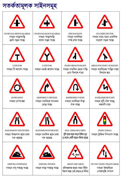 Traffic Signal Chart In Bengali Pdf