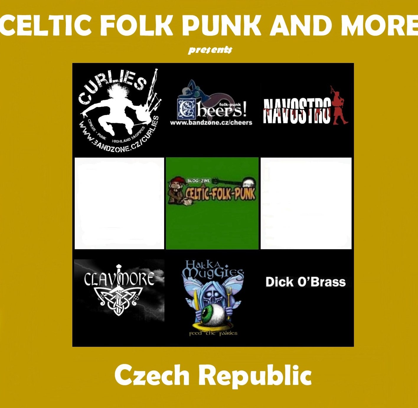 SAMPLER - BANDS FROM THE CZECH REPUBLIC ~ CELTIC FOLK PUNK AND MORE