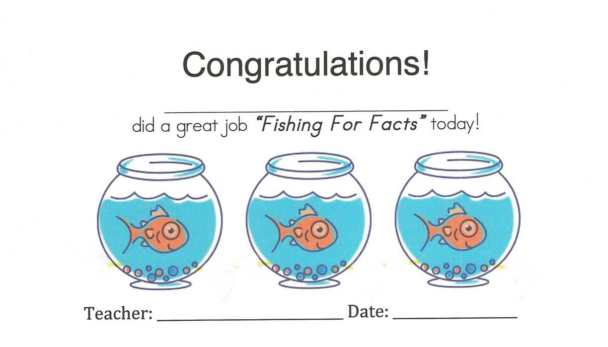 Fishing For Math Facts Classroom Freebies