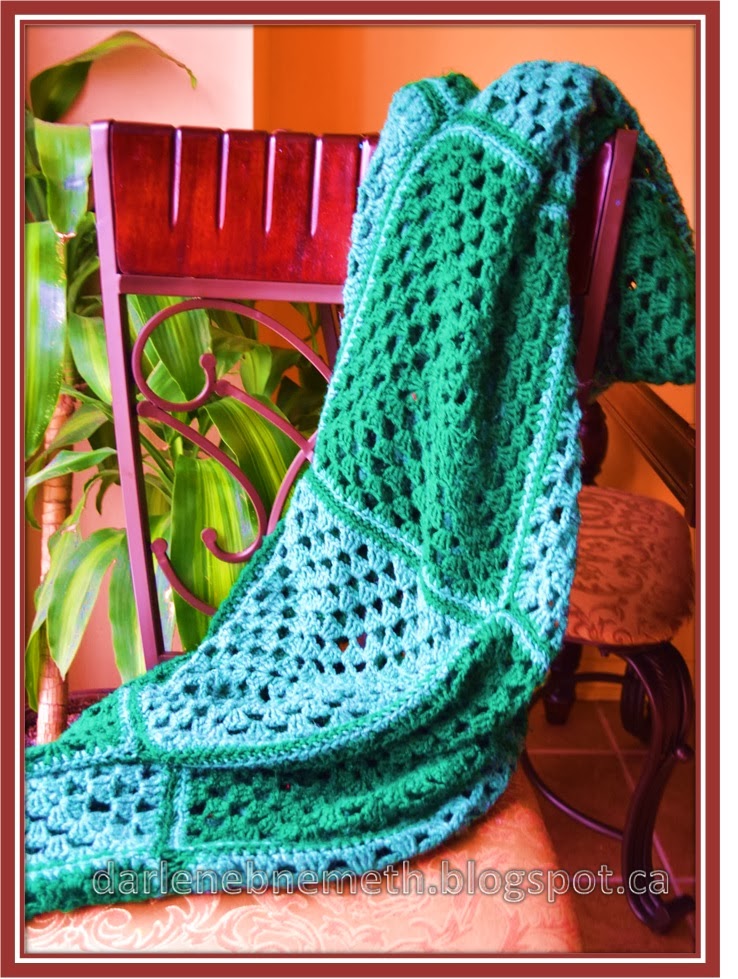 Green Granny Square Blanket Pattern