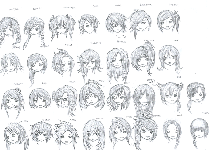 Anime Anime Hairstyles