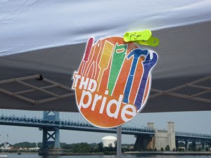 Philly Pride Home Depot PRIDE logo Philly Pride Home Depot PRIDE logo