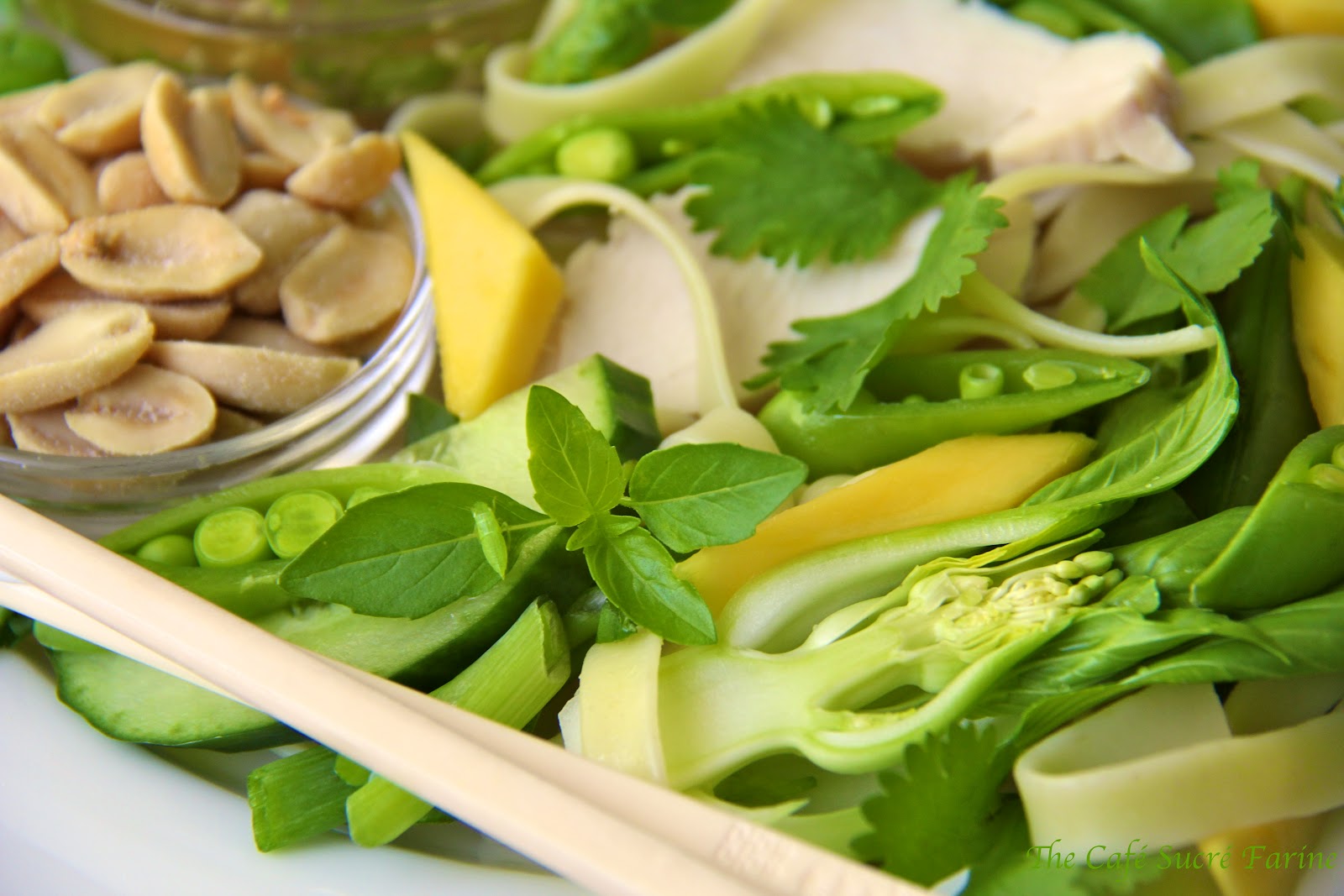 Thai Noodle Salad w/ Coconut MilkPoached Chicken, Avocado, Bok Choy