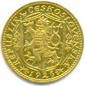 CZECHOSLOVAKIA Ducat Gold Coin
