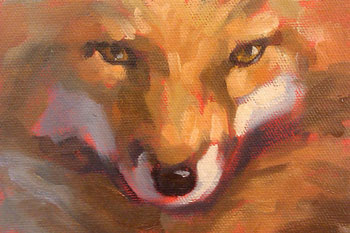 Oil Painting Fox S Filarsky